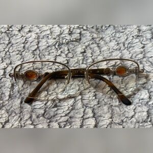 Bulgari Women's Glasses with Brown Accents